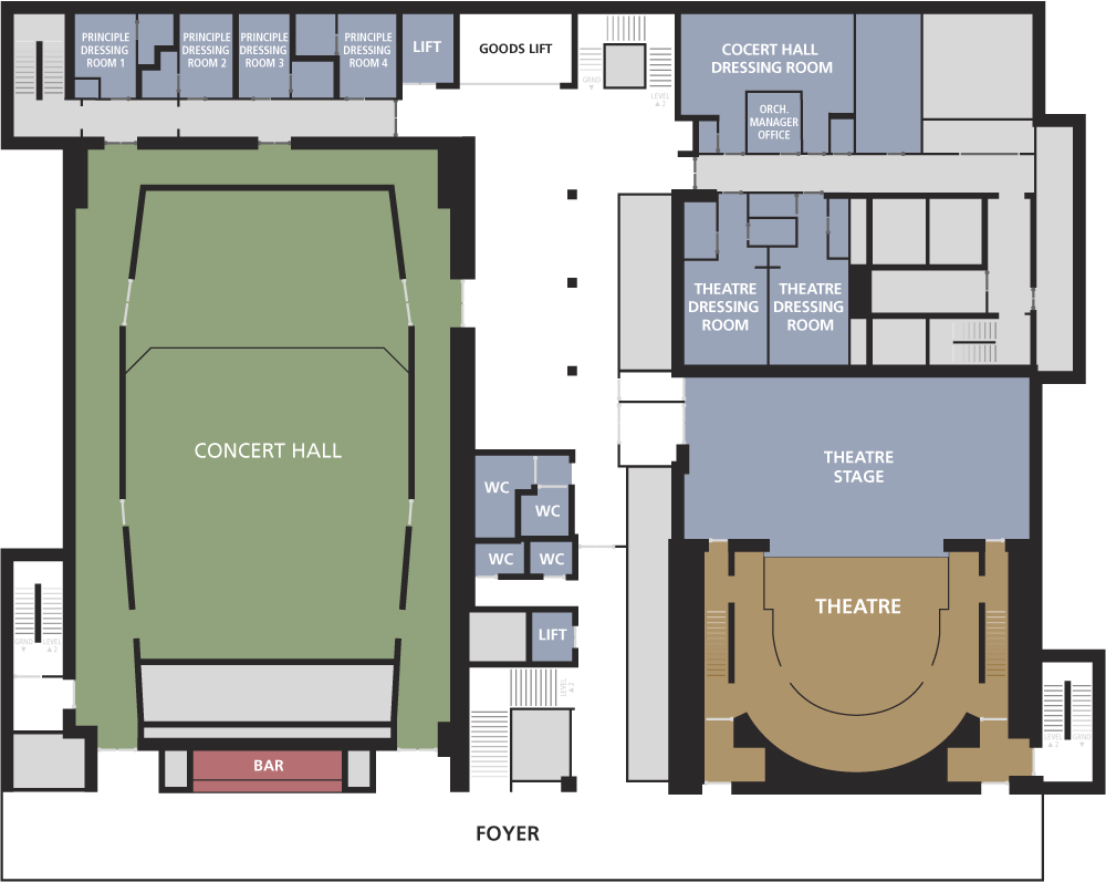 Floor plans Guildhall School of Music & Drama Louis