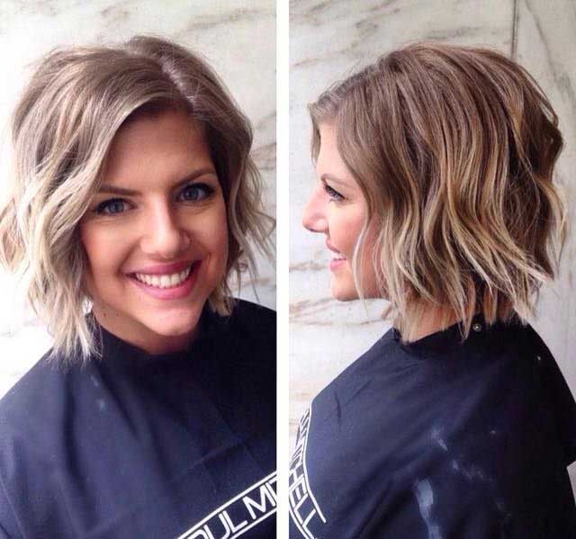 Medium length hairstyle