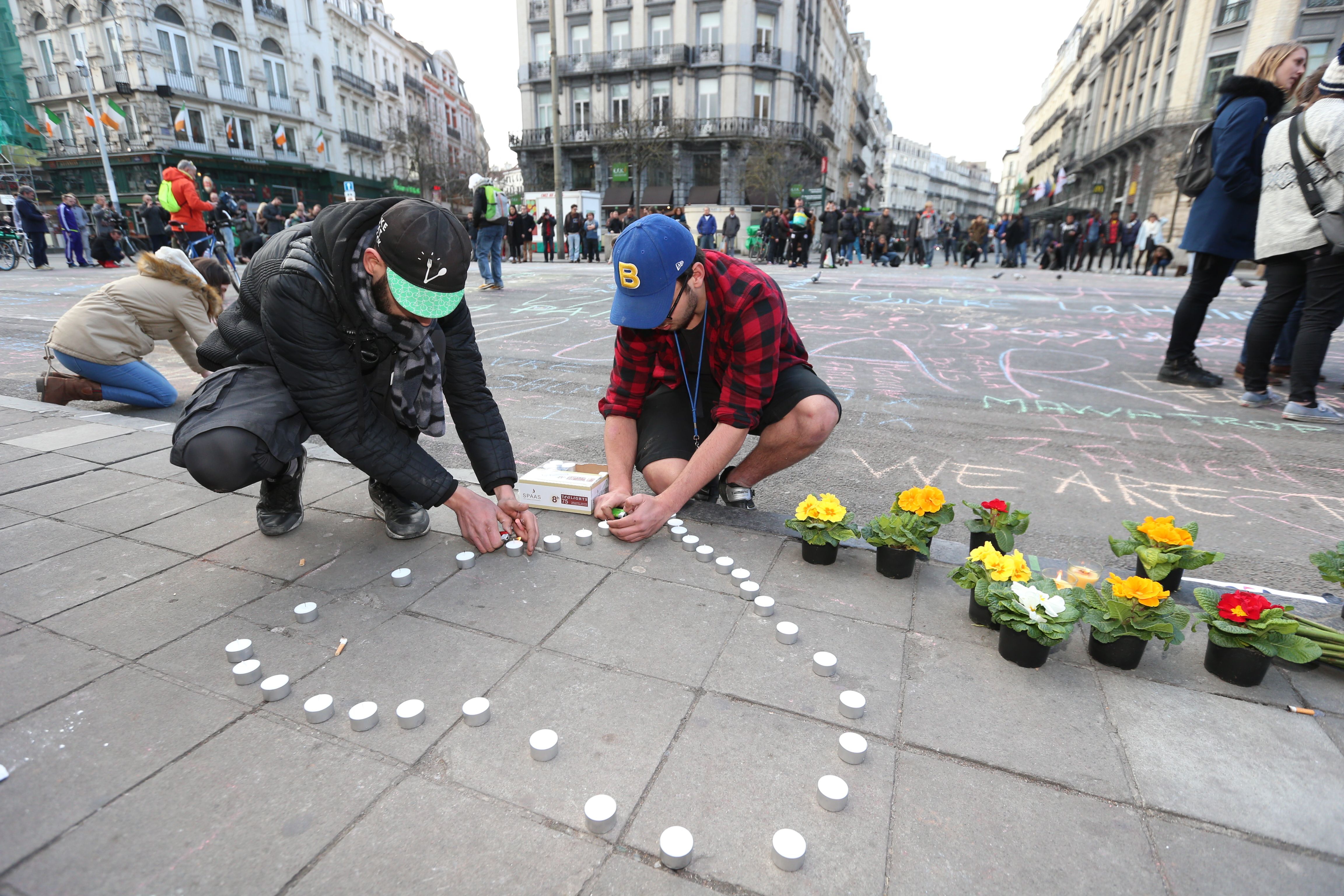 These Moving Brussels Cartoons Share A Message Of Solidarity — PHOTOS