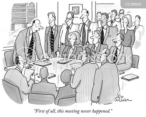 Funny Cartoons About Meetings