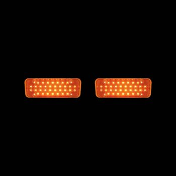 34 Amber LED Parking Light For 1971-72 Chevy Truck, Amber Lens Pair