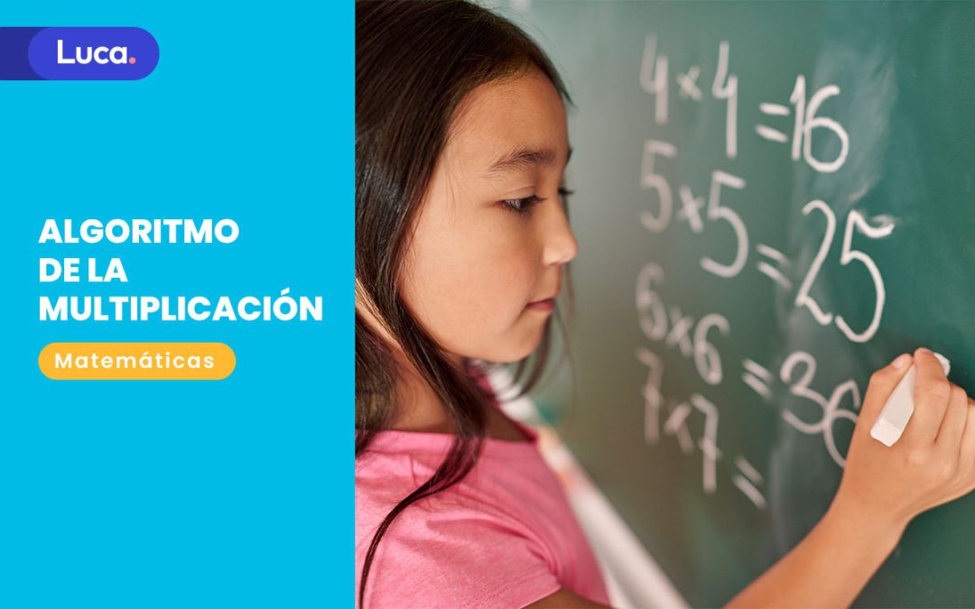 ¿Cómo se realiza el algoritmo de la multiplicación?