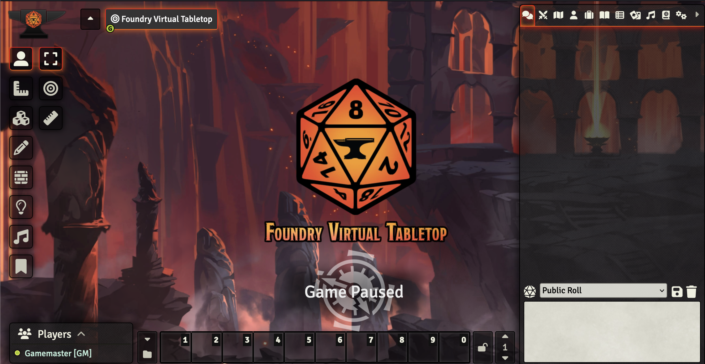 Foundry Virtual Tabletop Screenshot