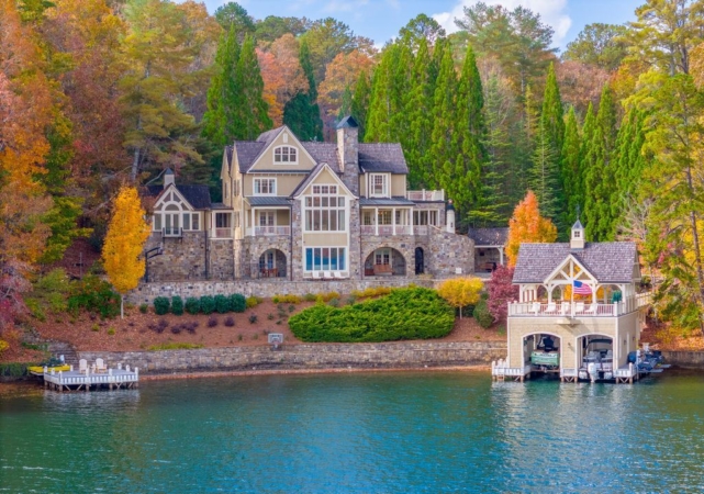 A Breathtaking Escape: Elegant Georgia Estate with Expansive Lake & Mountain Views for $8.25 Million