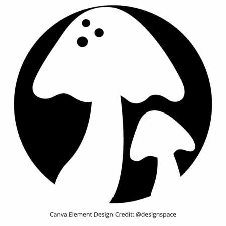 free pumpkin carving template mushrooms