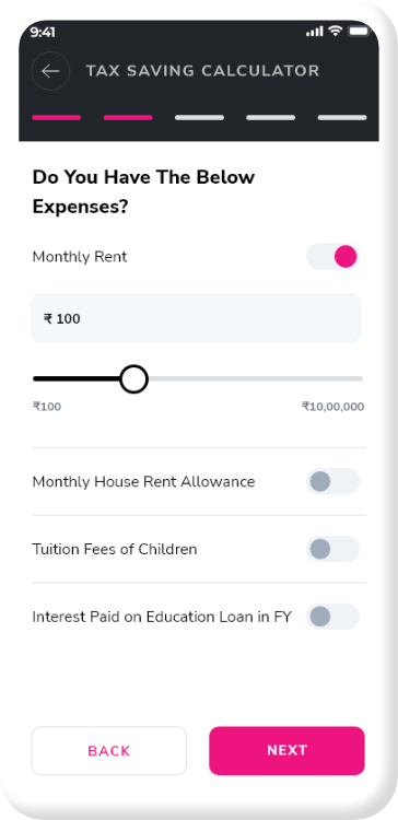 Tax Saving Calculator