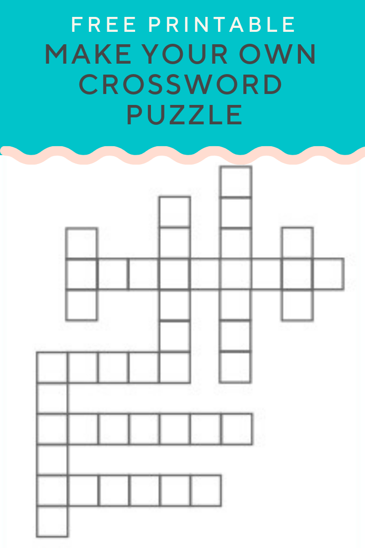 Crossword Puzzle Generator | Create And Print Fully Customizable - Create Your Own Crossword Puzzle Printable