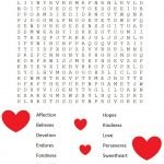 Printable Christian Valentine Craft | Valentine Word Search For Kids – Valentine Crossword Puzzles Printable