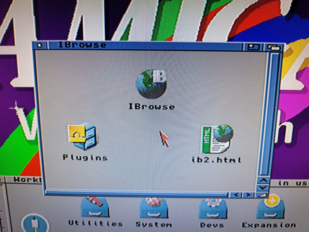 Amiga Web Browser