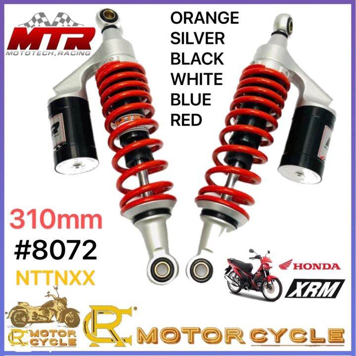 REAR SHOCK MTR (Semi Lowered) 310MM For XRM110 XRM125 Wave100 Wave110 ...