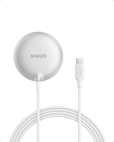 Anker MagGo Caricatore Wireless iPhone Magnetico (Pad), Certificato Qi...