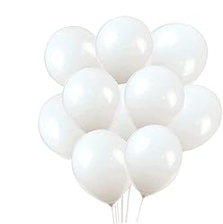 small white balloons