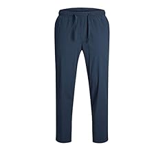 JACK & JONES Mens Stace Breeze Linen Blend Trousers