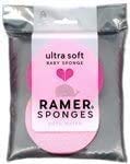 Ramer Ultra Soft Baby Twin Pack Sponges Blue & Hyacinth (Rose & Pink)