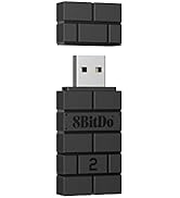 8Bitdo Wireless USB Adapter 2 for Switch, Windows, Mac & Steam Deck, Compatible with Xbox Series ...