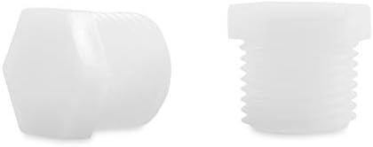 Camco Water Heater Drain Plug - Pack of 2,1/2 Inch, White (11630)