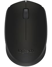 Logitech M171 Wireless Mouse for PC, Mac, Laptop, 2.4 GHz with USB Mini Receiver, Optical Tracking, 12-Months Battery Life, Ambidextrous - Black