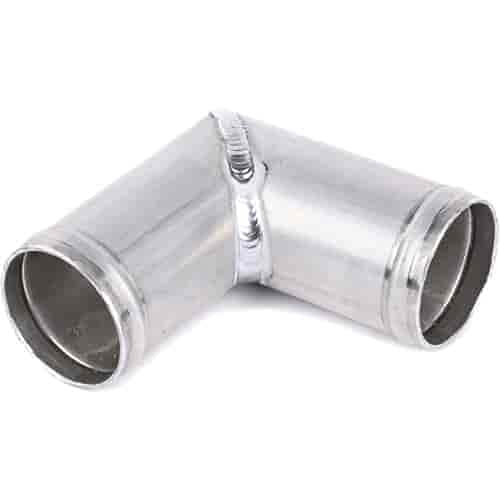 Universal Aluminum Radiator Hose Connector | 90 Degree Elbow | 1.75 OD Inlet/Outlet | One Per Package | Made In USA | 3.75” Leg Length