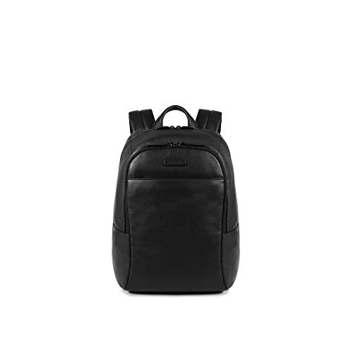 PIQUADRO Modus Special, Zaino in Pelle Unisex - Adulto, Nero