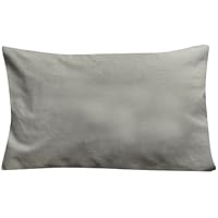 Disc-O-Bed Lined Polyester Pillow (Grey)