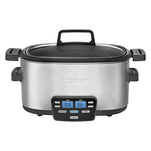 3 in 1 multicooker - Cuisinart MSC-600 3-In-1 Cook Central 6-Quart Multi-Cooker: Slow Cooker, Brown/Saute, Steamer