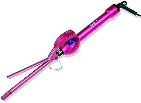 iGutech 9mm Curling Iron Hair Curler,3/8 Inch Small Barrel Curling Iron Ceramic for Long & Short Hair