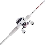 Abu Garcia Veritas Low Profile Baitcast Reel and Fishing Rod Combo