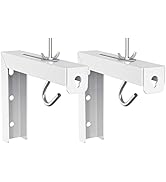 WALI Universal Projector Screen Ceiling Mount, Wall Hanging Mount L-Brackets, 6 inch Adjustable E...