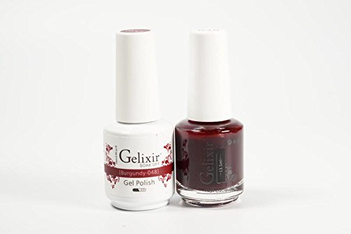 Gelixir - Duo UV/LED Soak Off Gel + Nail Polish (48 - Burgundy)