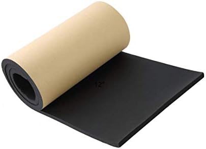 NATGAI Sponge Neoprene with Adhesive Foam Rubber Sheet 1/2” Thick X 12” Wide X 54” Long, Cut to Multiple Dimensions and Lengths - DIY, Gaskets, Cosplay, Costume, Crafts