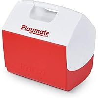 Igloo 16 Quart Playmate Elite 30 Can Capacity Ice Chest Cooler (Red)