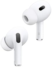 Apple AirPods Pro 2 Wireless Earbuds, Bluetooth Headphones, Active Noise Cancellation, Hearing Aid Feature, Transparency, Personalized Spatial Audio, High-Fidelity Sound, H2 Chip, USB-C Charging