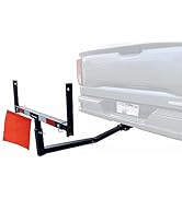 MaxxHaul 70231 Hitch Mount Pick Up Truck Bed Extender For Ladder, Rack, Canoe, Kayak, Long Pipes ...