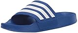 adidas Adilette Shower Slides, Team Royal Blue/White/Team Royal Blue, 1 US Unisex Little Kid