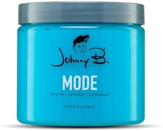 JOHNNY B. Mode Hair Styling Gel for Men, Alcohol-Free, Water Soluble 16 oz.