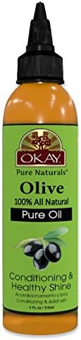 OKAY 100% PURE OLIVE OIL for SKIN and HAIR 4oz / 118ml