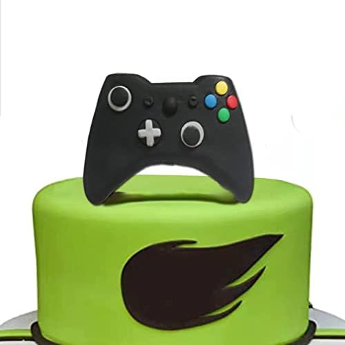 Amazon.com: Video Game Cake Toppers with Controller and Birthday ...