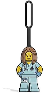 Lego Classic Nurse Silicone Bag Tag