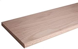 Red Oak 8070-60 inch Bullnosed Wood Tread for Stair Remodel