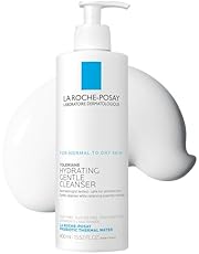 La Roche-Posay Toleriane Hydrating Gentle Face Cleanser | Hydrating Facial Cleanser With Niacinamide + Ceramides | Daily Face Wash For Dry Skin To Normal Skin | Sensitive Skin Tested | Fragrance Free