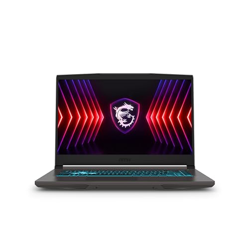 MSI Thin 15 B12UC-1480CA 15.6" 144Hz Gaming Laptop, Intel Core i7-12650H, RTX 3050, 16GB DDR5, 512GB NVMe SSD, Windows 11 Home