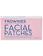 FROWNIES Forehead and Between the Eyes Wrinkle Patches - Hypoallergenic Facial Patches to Smooth &amp; Soften Forehead Wrinkles &amp; Eleven Lines - For Overnight Use, 144 Patches