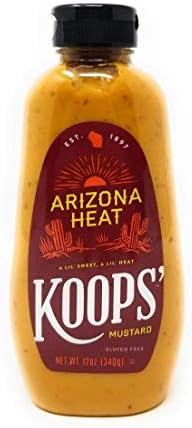 Koops' Arizona Heat Mustard, 12 Ounce (Pack of 3)