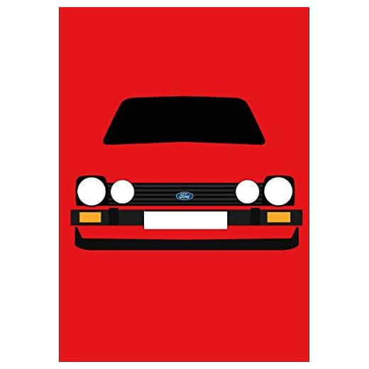 Ford Fiesta MK1 XR2 - Retro Motor Company Greeting Card