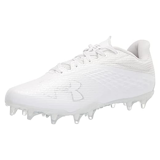 Under Armour Men's Blur Nitro Mc Football Shoe, White (100)/White, 13.5