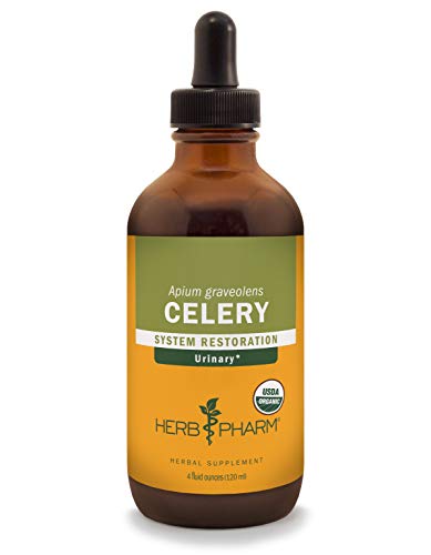 Herb Pharm Certified Organic Celery Seed Liquid Extract for Urinary System Support - 4 Ounce