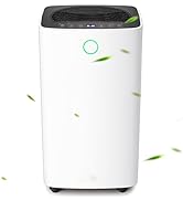 Antarctic Star Dehumidifier 269 sq. ft 24 Pint Auto or Manual Drainage, Air Filters, 3 Different ...