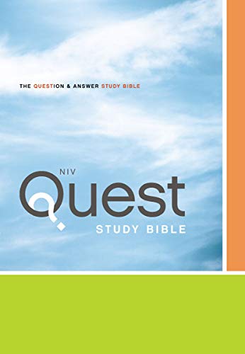 quest student bible - NIV, Quest Study Bible, Hardcover: The Question and Answer Bible