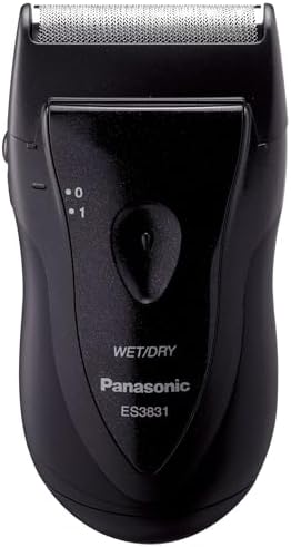 Panasonic Electric Razor for Men, Cordless Wet Dry Lightweight Shaver with Ergonomic Grip, ES3831K, Black