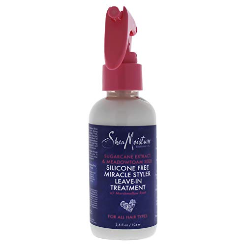 Shea Moisture Sugarcane Extract and Meadowfoam Seed Silicone Free Miracle Styler Treatment